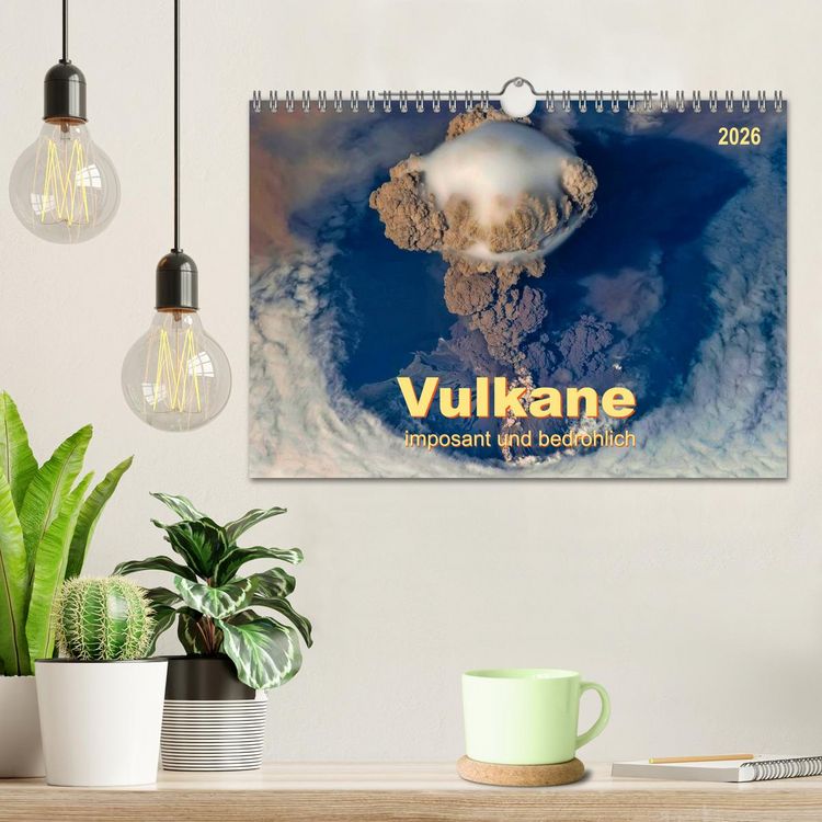 Produktbild: Vulkane - imposant und bedrohlich (Wandkalender 2026 DIN A4 quer), CALVENDO Monatskalender