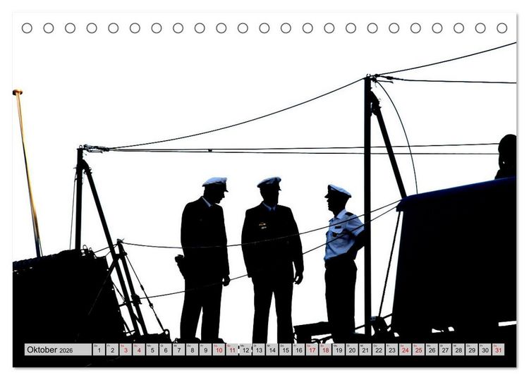 Produktbild: Maritimes. Hamburger Hafen, fotografiert von Ralf Kretschmer (Tischkalender 2026 DIN A5 quer), CALVENDO Monatskalender