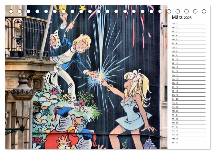 Produktbild: 300mm - Br&uuml;ssel (Tischkalender 2026 DIN A5 quer), CALVENDO Monatskalender