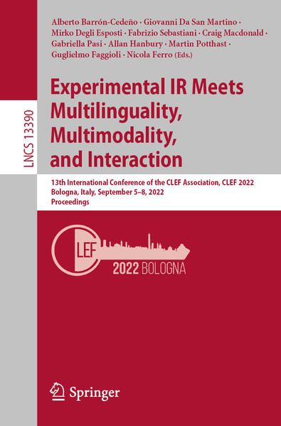 Produktbild: Experimental IR Meets Multilinguality, Multimodality, and Interaction