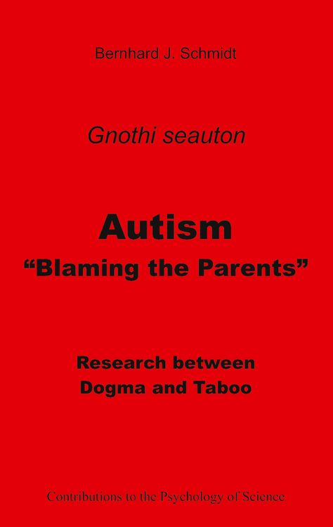 Produktbild: Autism - "Blaming the Parents"
