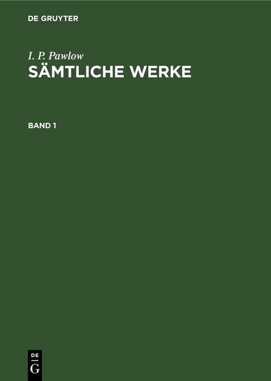 Produktbild: S&auml;mtliche Werke. Band 1