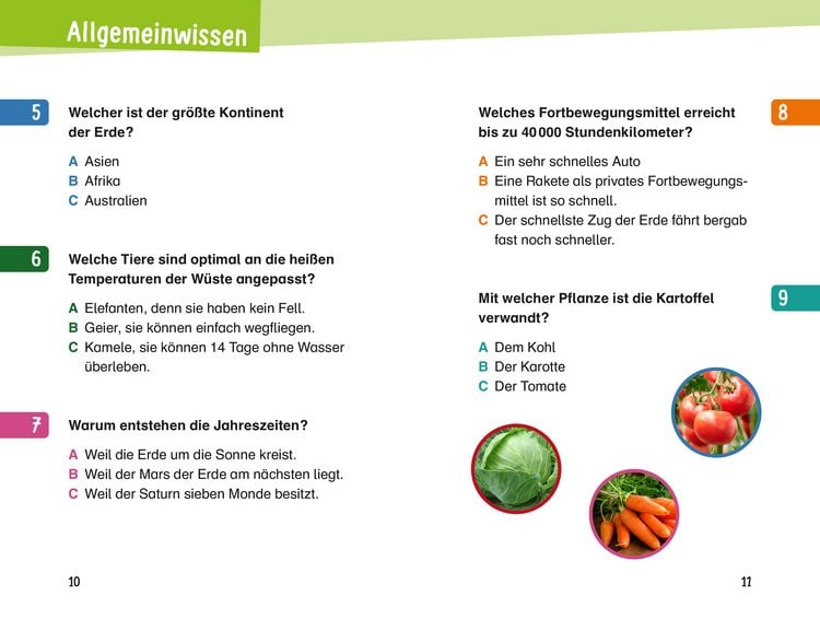 Produktbild: 133 spannende Quizfragen f&uuml;r schlaue Grundschulkinder