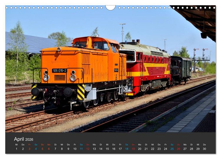 Produktbild: Oberlausitzer Eisenbahnen 2026 (Wandkalender 2026 DIN A3 quer), CALVENDO Monatskalender