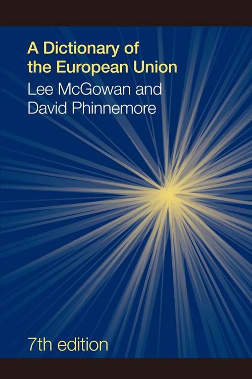 Produktbild: A Dictionary of the European Union