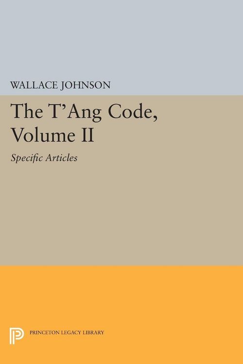 Produktbild: The T'ang Code, Volume II