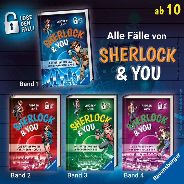 Produktbild: Sherlock & You, Band 1 - Das R&auml;tsel um das verschwundene Haus