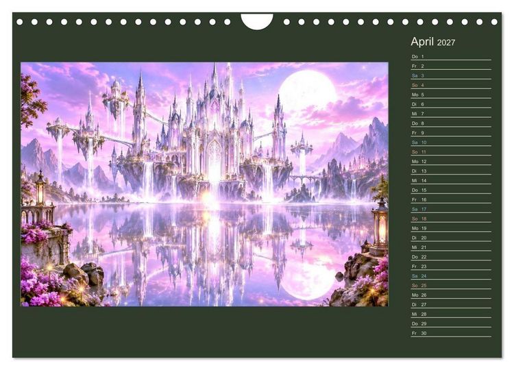 Produktbild: M&auml;rchenh&auml;user von morgen (Wandkalender 2027 DIN A4 quer), CALVENDO Monatskalender
