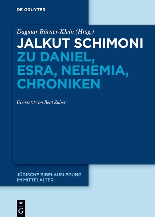 Produktbild: Jalkut Schimoni zu Daniel, Esra, Nehemia, Chroniken