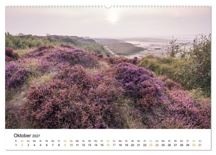 Produktbild: Sylt - Meine Trauminsel (Wandkalender 2027 DIN A2 quer), CALVENDO Monatskalender
