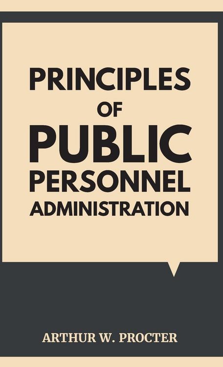 Produktbild: Principles Of Public Personnel Administration