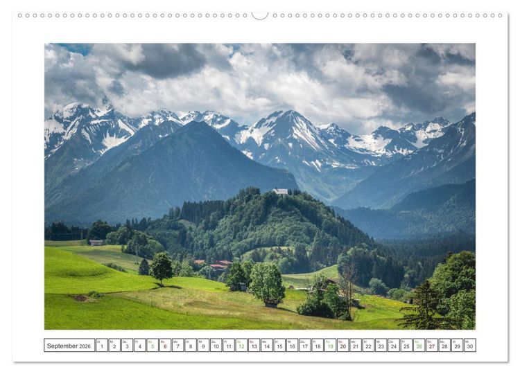 Produktbild: Sommer in den Bergen (hochwertiger Premium Wandkalender 2026 DIN A2 quer), Kunstdruck in Hochglanz