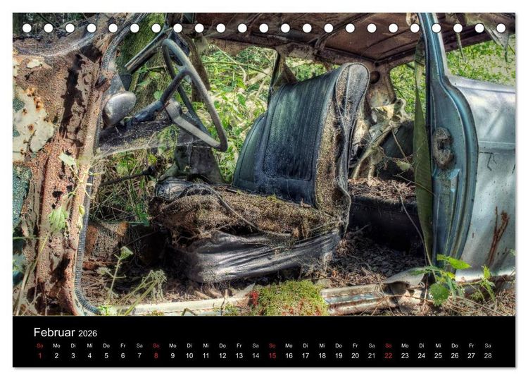 Produktbild: Rostlauben - vergessene Klassiker (Tischkalender 2026 DIN A5 quer), CALVENDO Monatskalender