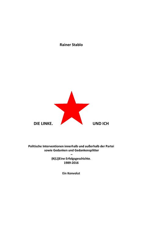 Produktbild: Die Linke. Und ich