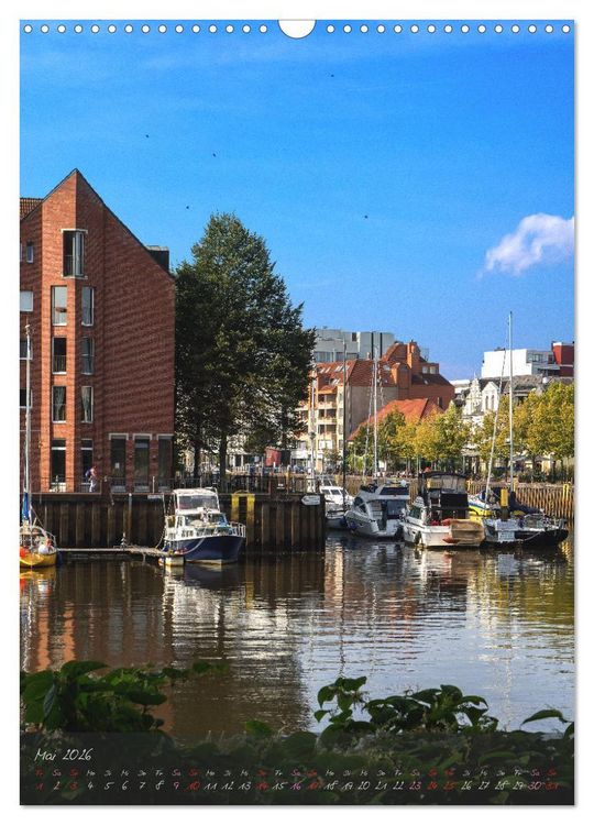 Produktbild: Oldenburg am Wasser (Wandkalender 2026 DIN A3 hoch), CALVENDO Monatskalender