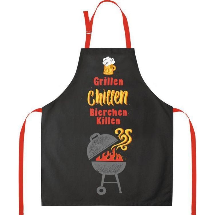 Produktbild: Sch&uuml;rze "Grillen, Chillen, Bierchen killen"