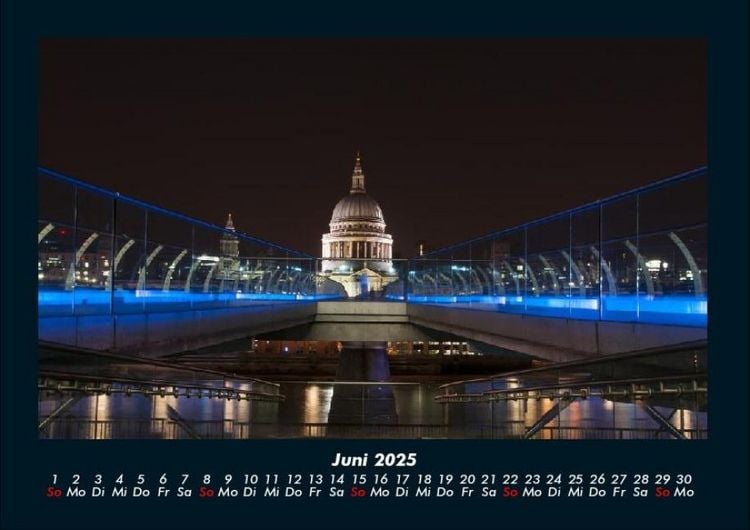 Produktbild: London 2025 Fotokalender DIN A4