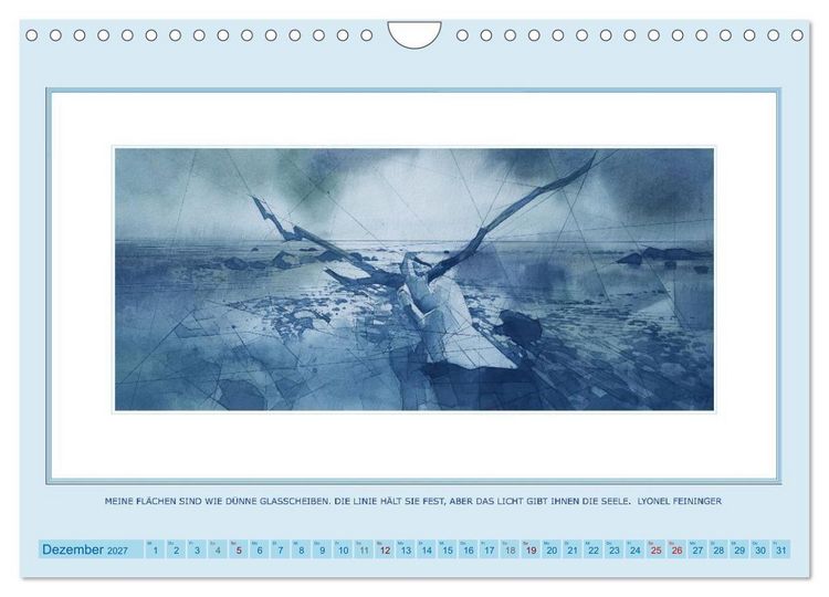 Produktbild: Licht und Linie (Wandkalender 2027 DIN A4 quer), CALVENDO Monatskalender