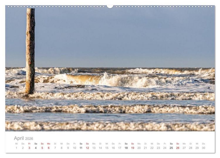 Produktbild: St. Peter-Ording. Deutschlands gr&ouml;&szlig;te Sandkiste (hochwertiger Premium Wandkalender 2026 DIN A2 quer), Kunstdruck in Hochglanz