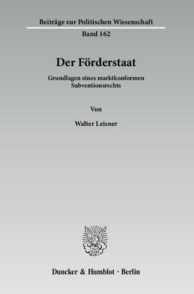 Produktbild: Der F&ouml;rderstaat.