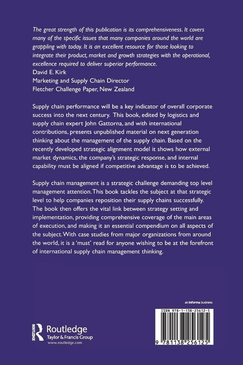 Produktbild: Strategic Supply Chain Alignment