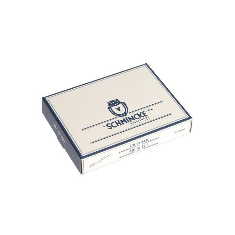 Produktbild: Schmicke HORADAM&reg; Aquarell Metallkasten, Reisekasten Jan Wellem, 6 x 5ml Retro II