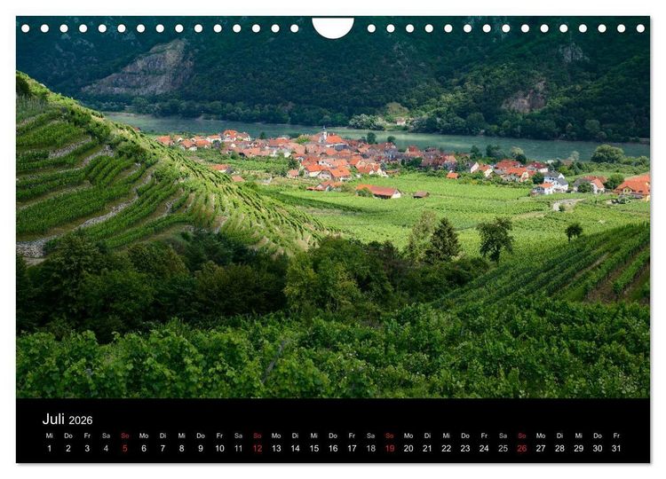 Produktbild: Wachau, Wachau, du Tr&auml;umerin (Wandkalender 2026 DIN A4 quer), CALVENDO Monatskalender