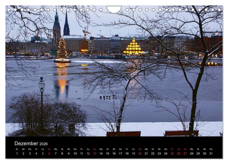 Produktbild: Hamburg (Wandkalender 2026 DIN A4 quer), CALVENDO Monatskalender