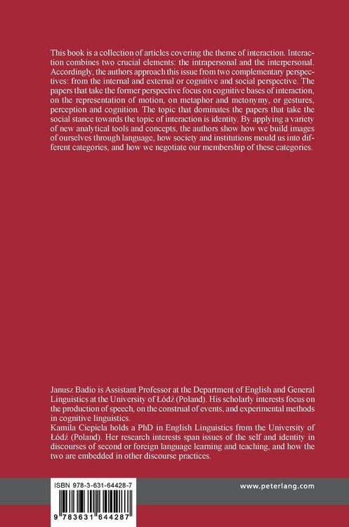 Produktbild: Language, Action, Interaction