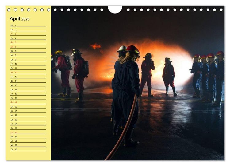 Produktbild: Die Feuerwehr. U.S. Firefighter im Einsatz (Wandkalender 2026 DIN A4 quer), CALVENDO Monatskalender