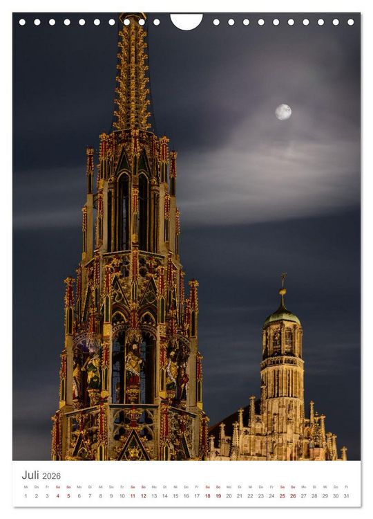 Produktbild: N&uuml;rnberg (Wandkalender 2026 DIN A4 hoch), CALVENDO Monatskalender