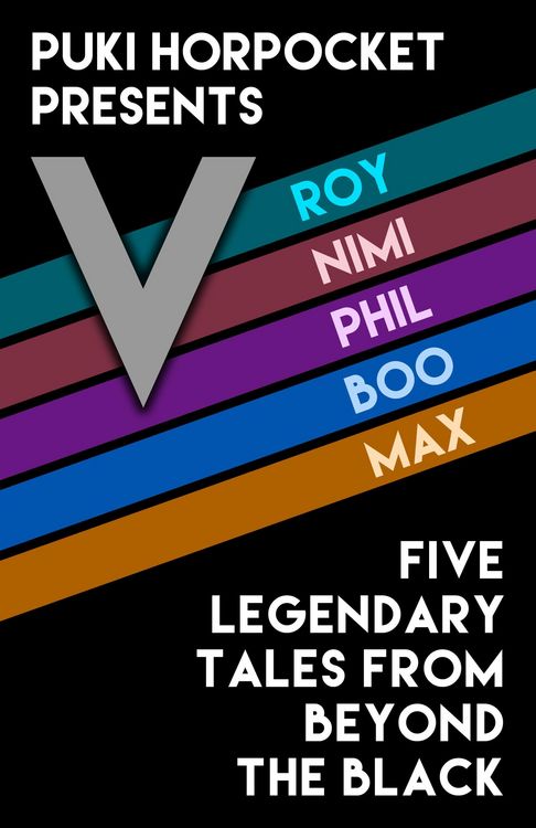 Produktbild: V: Five Legendary Tales From Beyond the Black (Puki Horpocket Presents)