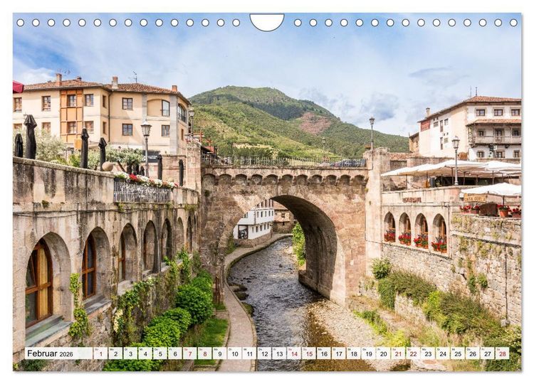 Produktbild: Nordspanien - wo Natur und Kultur verschmelzen (Wandkalender 2026 DIN A4 quer), CALVENDO Monatskalender