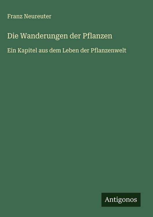 Produktbild: Die Wanderungen der Pflanzen