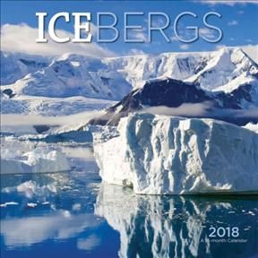 Produktbild: Icebergs - Eisberge 2018 - 16-Monatskalender