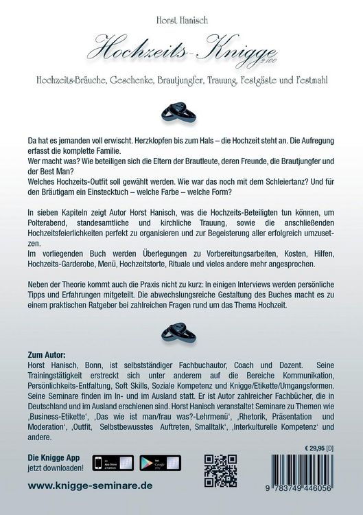 Produktbild: Hochzeits-Knigge 2100