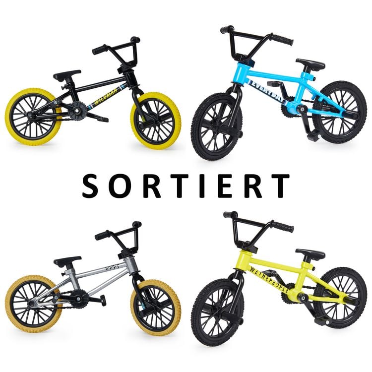 Produktbild: Tech Deck - BMX-Fingerfahrrad, authentisches Mini-BMX f&uuml;r Stunts, original Marken-Artwork, f&uuml;r Fingerakrobaten ab 6 Jahren, Zufallsauswahl
