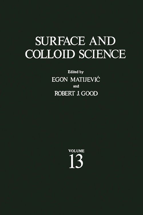 Produktbild: Surface and Colloid Science