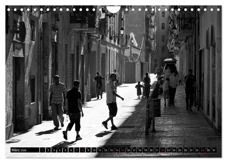 Produktbild: Streetlife Barcelona (Wandkalender 2026 DIN A4 quer), CALVENDO Monatskalender
