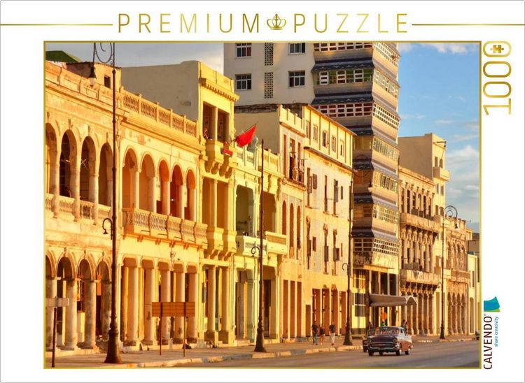 Produktbild: CALVENDO Puzzle Havannas Uferstra&szlig;e Malec&oacute;n mit dem russischen Restaurant NAZDAROVIE | 1000 Teile Lege-Gr&ouml;&szlig;e 64x48cm Foto-Puzzle f&uuml;r gl&uuml;ckliche Stunde