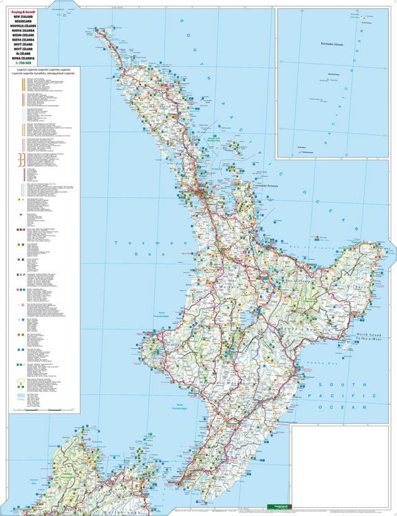 Produktbild: freytag & berndt Stra&szlig;enkarte Neuseeland 1:700.000