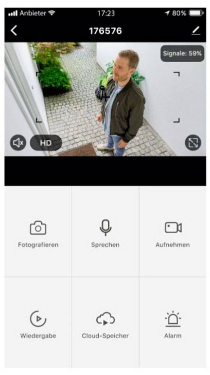 Produktbild: Hama &Uuml;berwachungskamera, WLAN-Kamera au&szlig;en, Aufzeichnung, Nachtsicht, 1080p, WS 00176645 Kabellos IP &Uuml;berwachungskamera