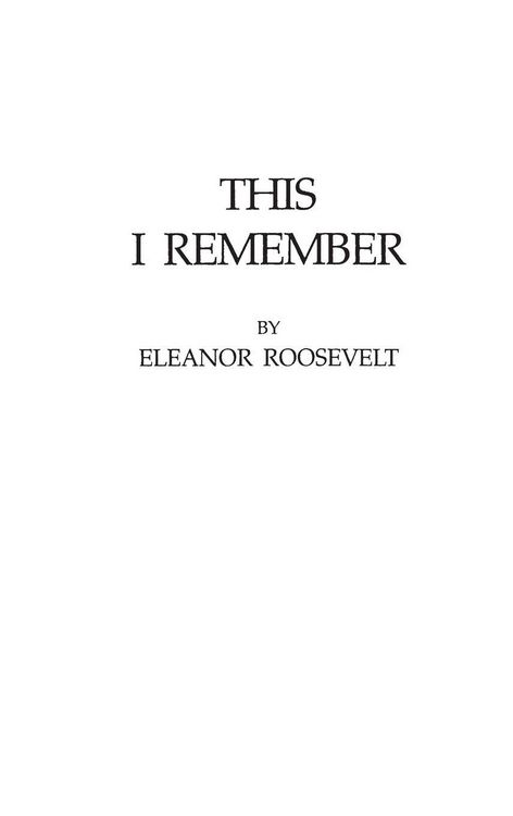 Produktbild: This I Remember