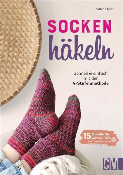 Produktbild: Socken h&auml;keln - Schnell und einfach mit der 4-Stufenmethode