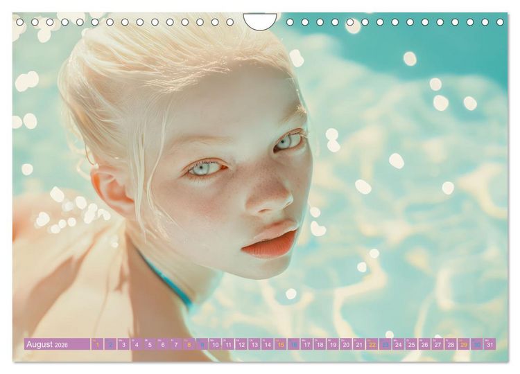 Produktbild: Albino Frauen - Kunstvolle Werke (Wandkalender 2026 DIN A4 quer), CALVENDO Monatskalender