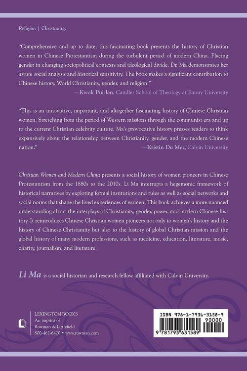 Produktbild: Christian Women and Modern China