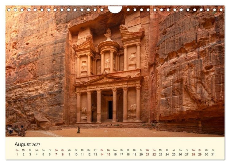 Produktbild: Jordanien Sand, Stein und Salz (Wandkalender 2027 DIN A4 quer), CALVENDO Monatskalender