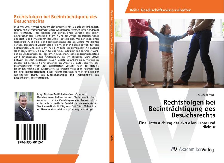 Produktbild: Rechtsfolgen bei Beeintr&auml;chtigung des Besuchsrechts