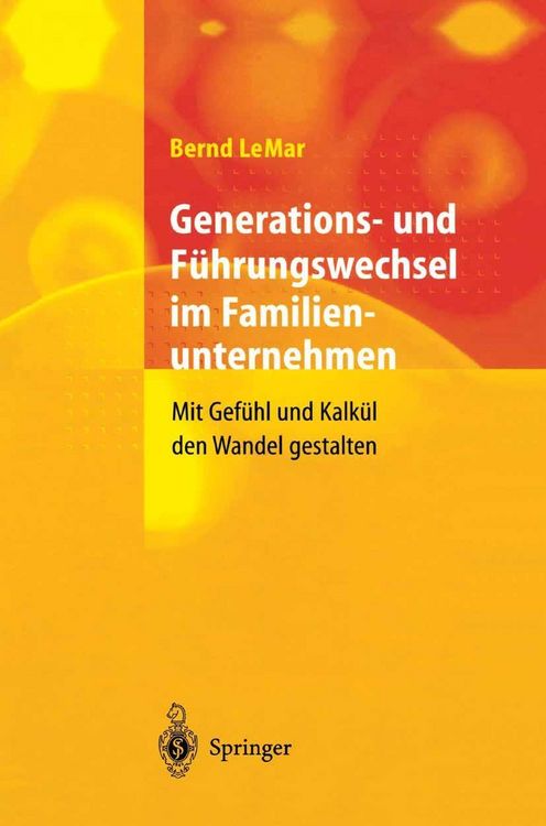 Produktbild: Generations- und F&uuml;hrungswechsel im Familienunternehmen