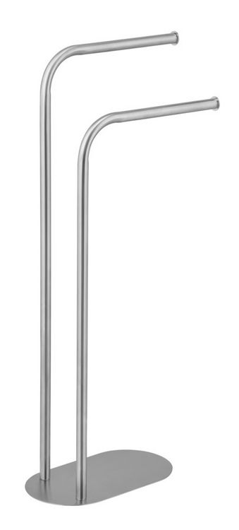 Produktbild: Handtuchst&auml;nder Mod. Levante, satiniert, Edelstahl, 30x79x17 cm, platzsparend und modern designt